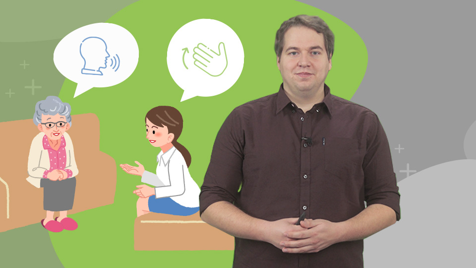 Kommunikation bei Menschen mit Demenz